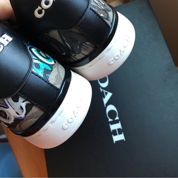 🥰 Coach X Mint + Serf Clip Low Top Sneaker In Signature Canvas - Picture 14 of 16
